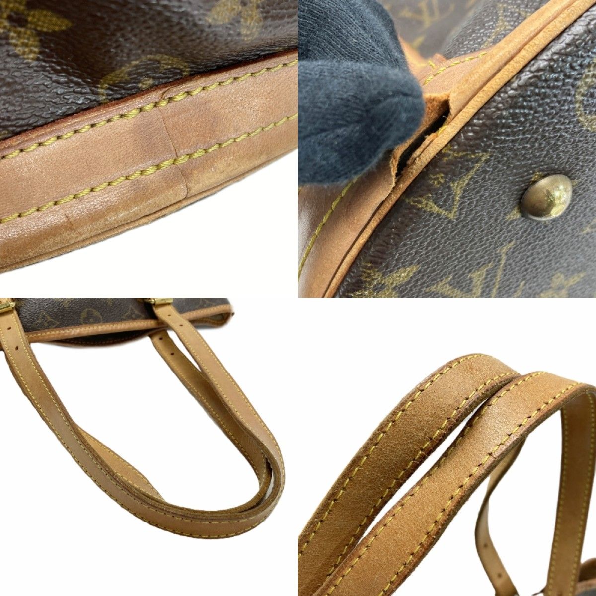 Louis Vuitton Monogram Bucket GM Tote Shoulder — view 8