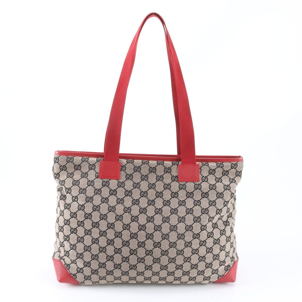 Gucci GG Canvas 019 Leather Tote Shoulder Hand — view 3