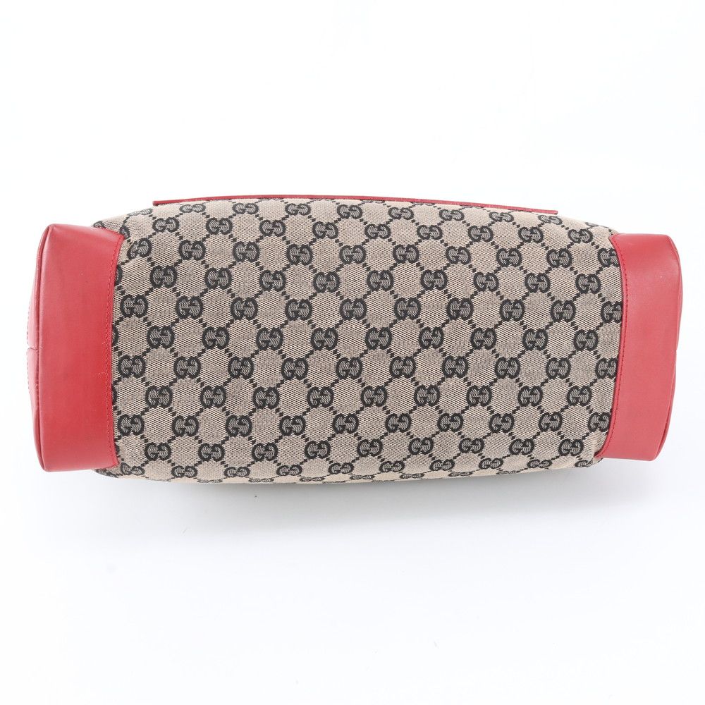 Gucci GG Canvas 019 Leather Tote Shoulder Hand — view 5