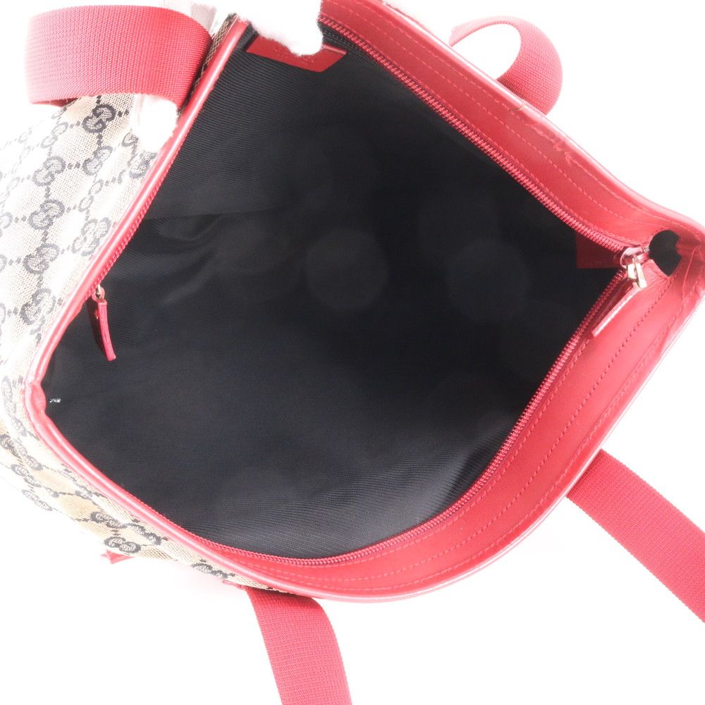 Gucci GG Canvas 019 Leather Tote Shoulder Hand — view 7
