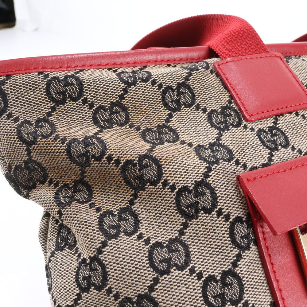 Gucci GG Canvas 019 Leather Tote Shoulder Hand — view 9