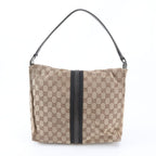Gucci GG Canvas Jackie 001 Leather Shoulder Bag Tote Hand — view 3
