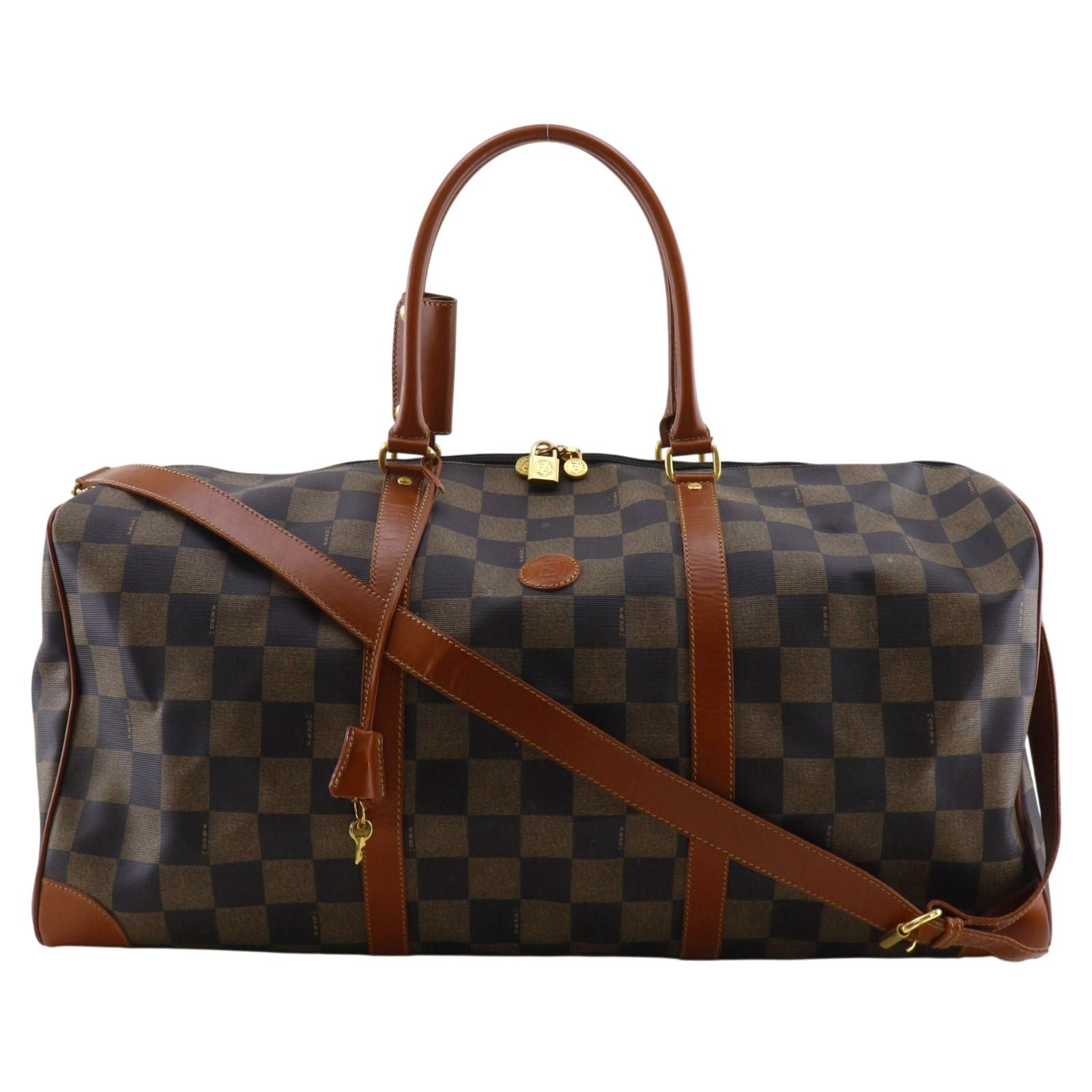 Fendi Pecan Brown Boston