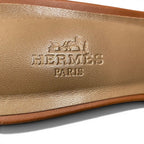 Hermes Oasis Leather Sandals 39 Brown — view 9
