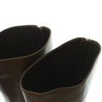 Bottega Veneta Intrecciato Long Boots Pointed Toe Low Heels Leather One Color — view 5