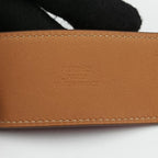 Hermes Kelly Style Lock Orange Silver Leather N?p 48 — view 5