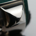 Hermes Collier de Chien Green Silver Leather S R?q Bracelet — view 9
