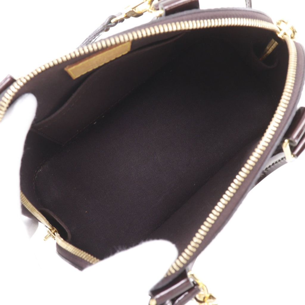 Louis Vuitton Alma BB 2-Way Shoulder Monogram Vernis Allamant Handbag — view 6