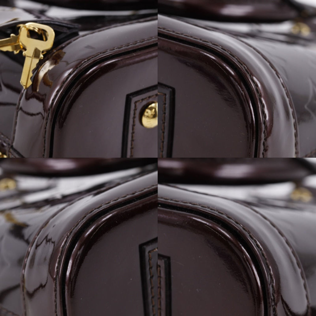 Louis Vuitton Alma BB 2-Way Shoulder Monogram Vernis Allamant Handbag — view 4