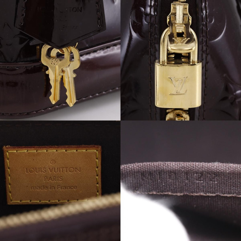 Louis Vuitton Alma BB 2-Way Shoulder Monogram Vernis Allamant Handbag — view 9