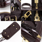 Louis Vuitton Alma BB 2-Way Shoulder Monogram Vernis Allamant Handbag — view 8