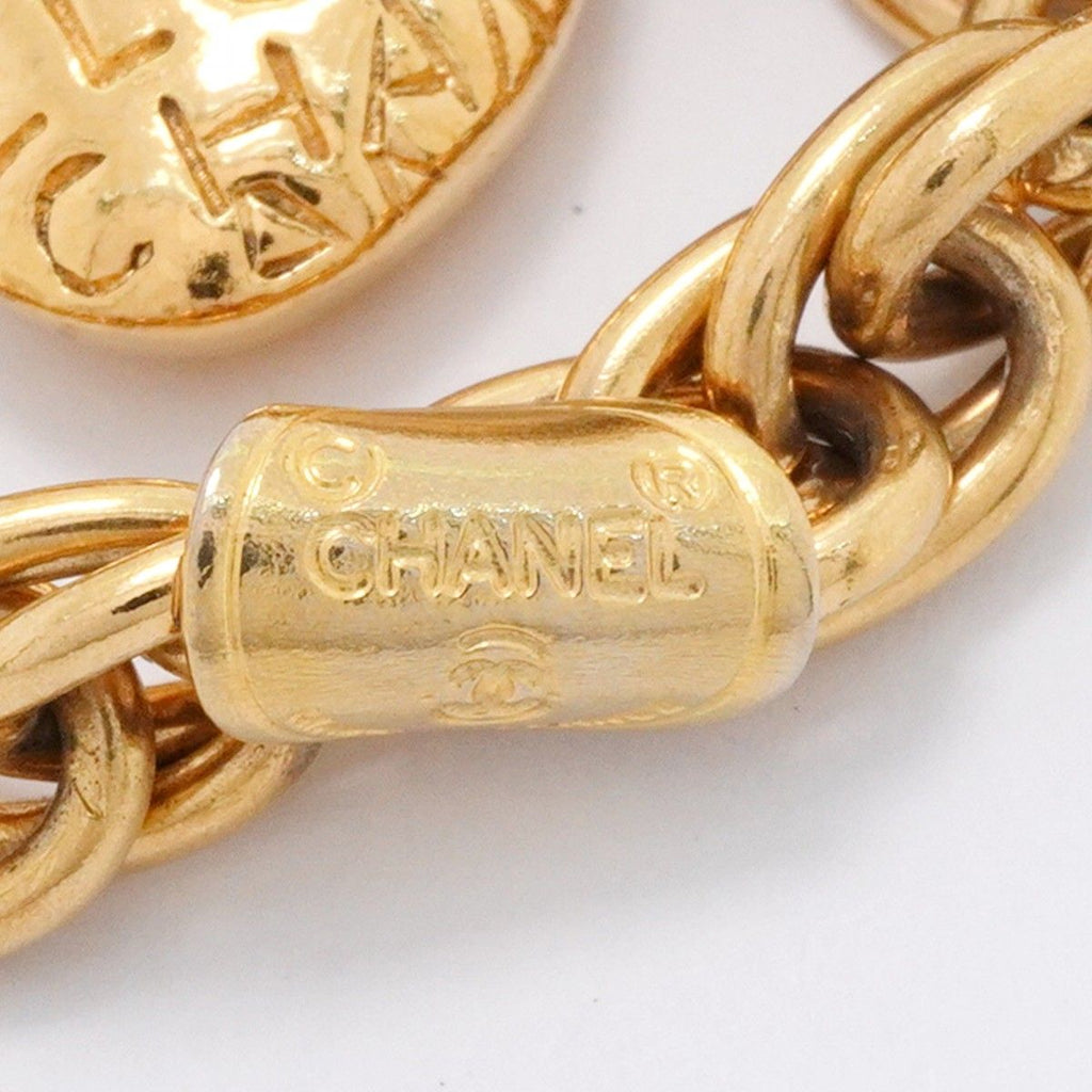 Chanel Bracelet Vintage Logo Gold Plated — view 5