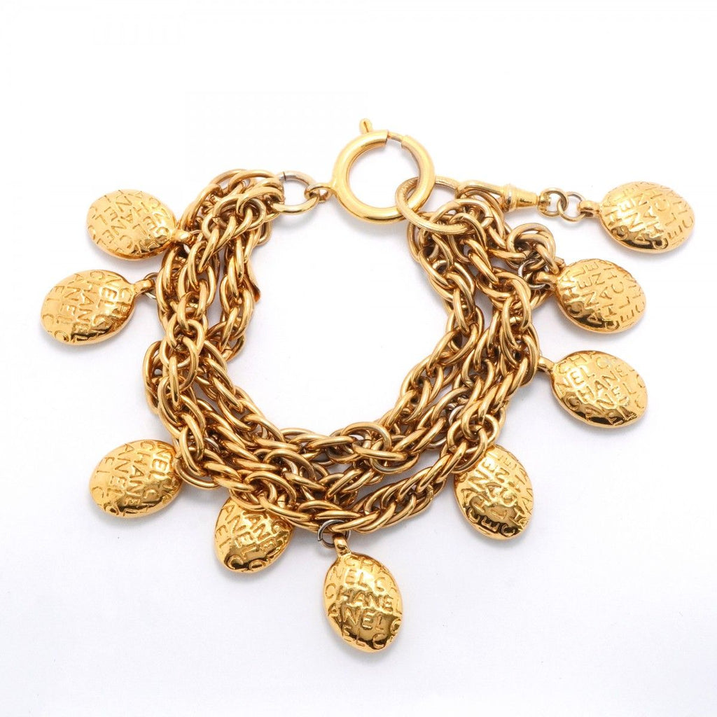 Chanel Bracelet Vintage Logo Gold Plated — view 3