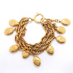 Chanel Bracelet Vintage Logo Gold Plated — view 3