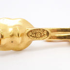 Chanel Necklace Vintage CC Logo Loupe Gold Plated — view 5