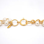 Chanel Necklace Vintage Gold Plated Faux Pearl — view 4