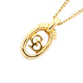 Dior Necklace CD Logo Gold Plated