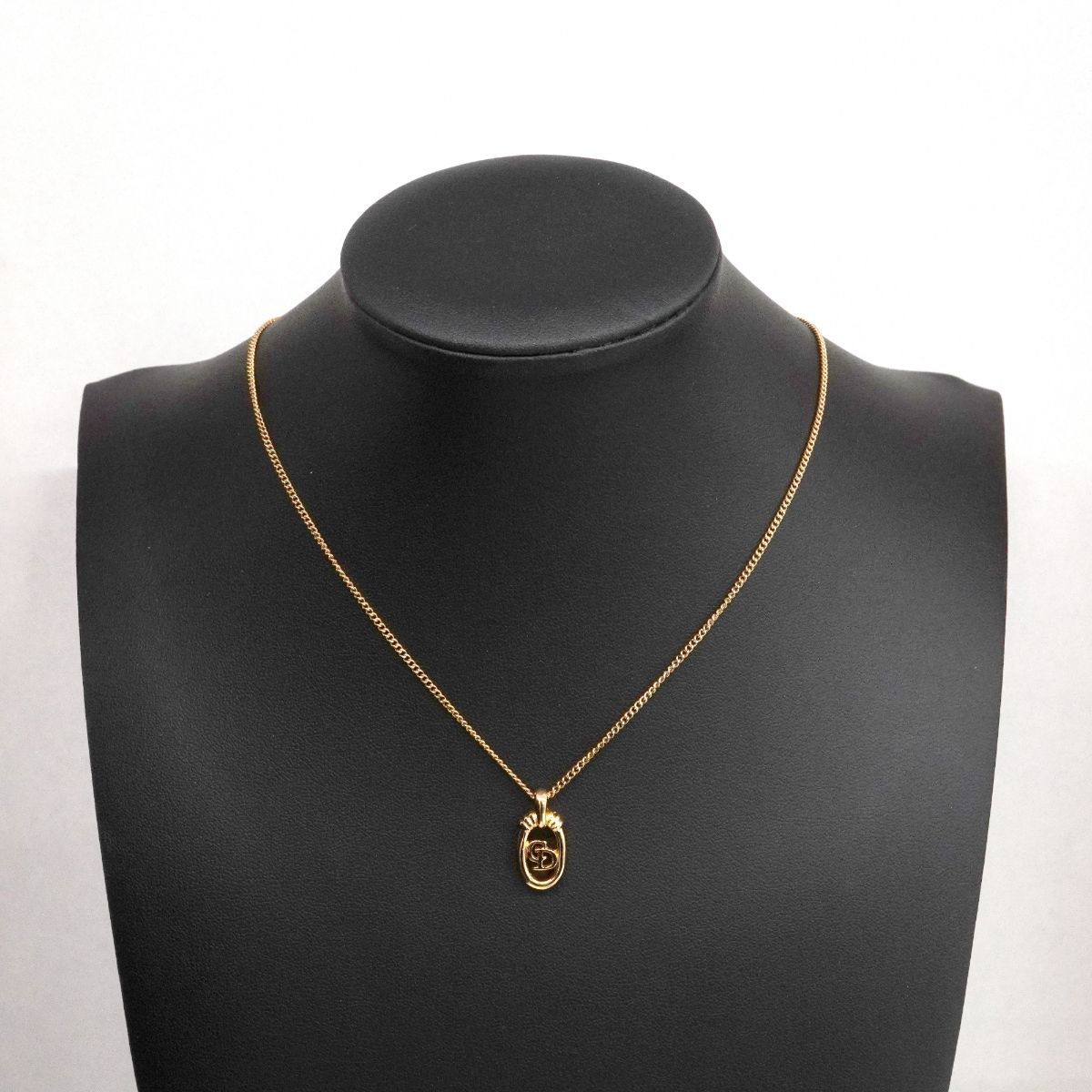 Dior Necklace CD Logo Gold Plated — view 6