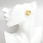 Chanel Earrings Vintage CC Logo Round — view 5