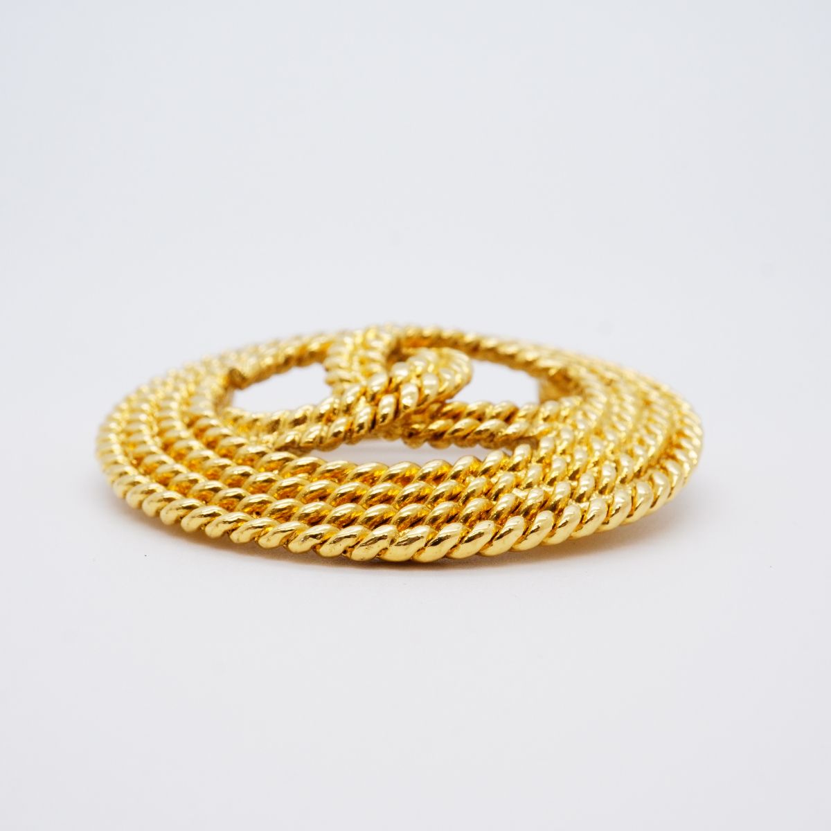 Chanel Brooch Vintage CC Logo Round — view 3