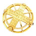 Chanel Brooch Vintage Logo Round