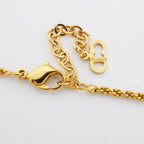 Dior Necklace CD Logo Bag Motif Gold Plated — view 4