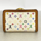 Louis Vuitton Wallet Monogram Multicolor Porte-Monnaie Vier Viennois Blanc — view 9