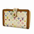 Louis Vuitton Wallet Monogram Multicolor Porte-Monnaie Vier Viennois Blanc
