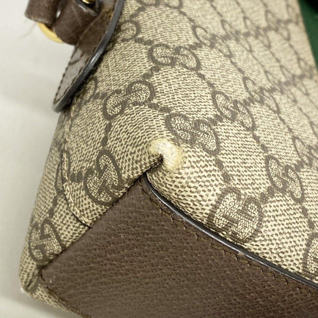 Gucci Shoulder Bag Ophidia Brown Gold — view 6