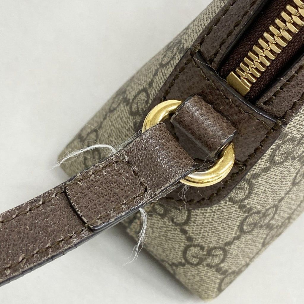 Gucci Shoulder Bag Ophidia Brown Gold — view 7
