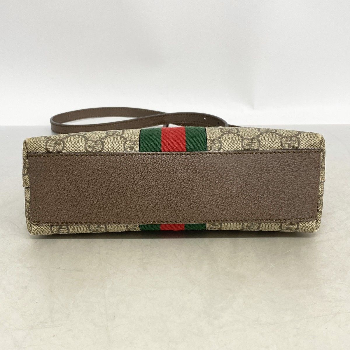 Gucci Shoulder Bag Ophidia Brown Gold — view 3