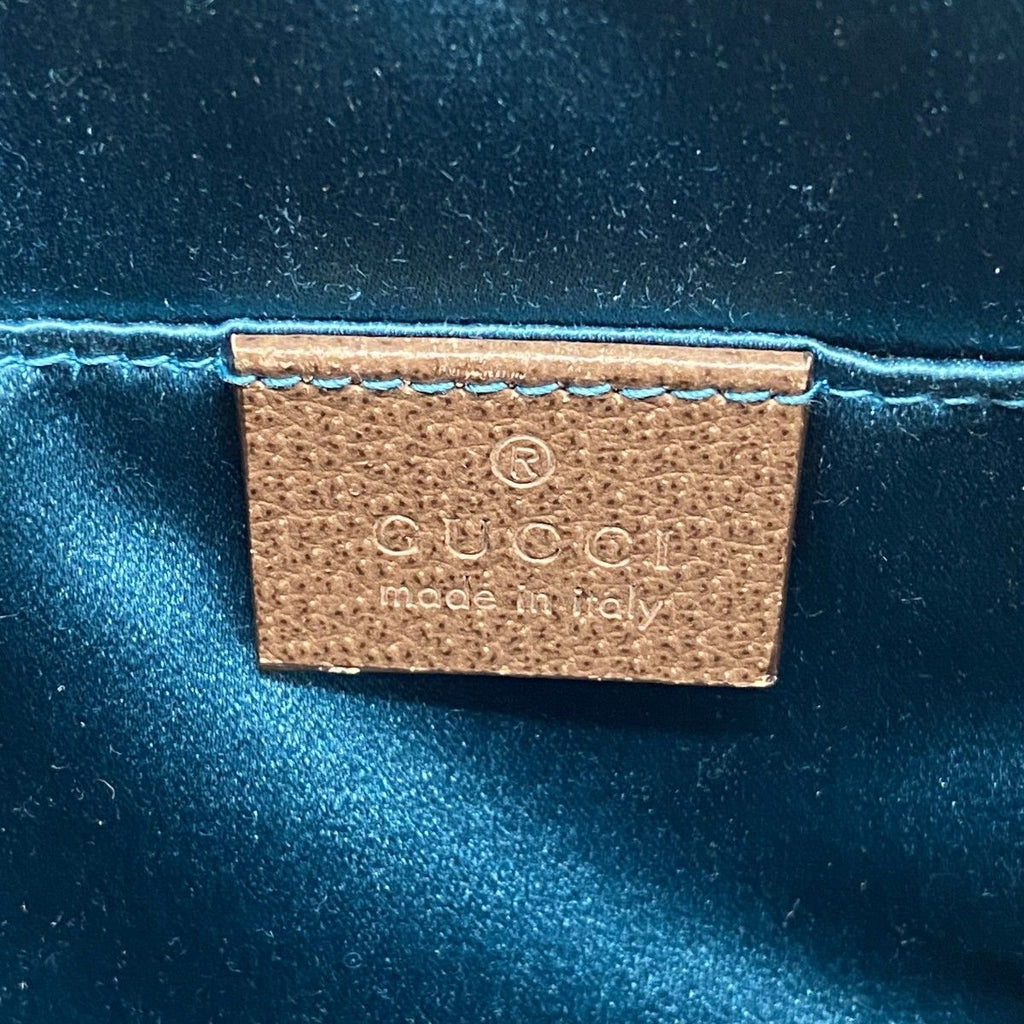 Gucci Shoulder Bag Ophidia Brown Gold — view 5