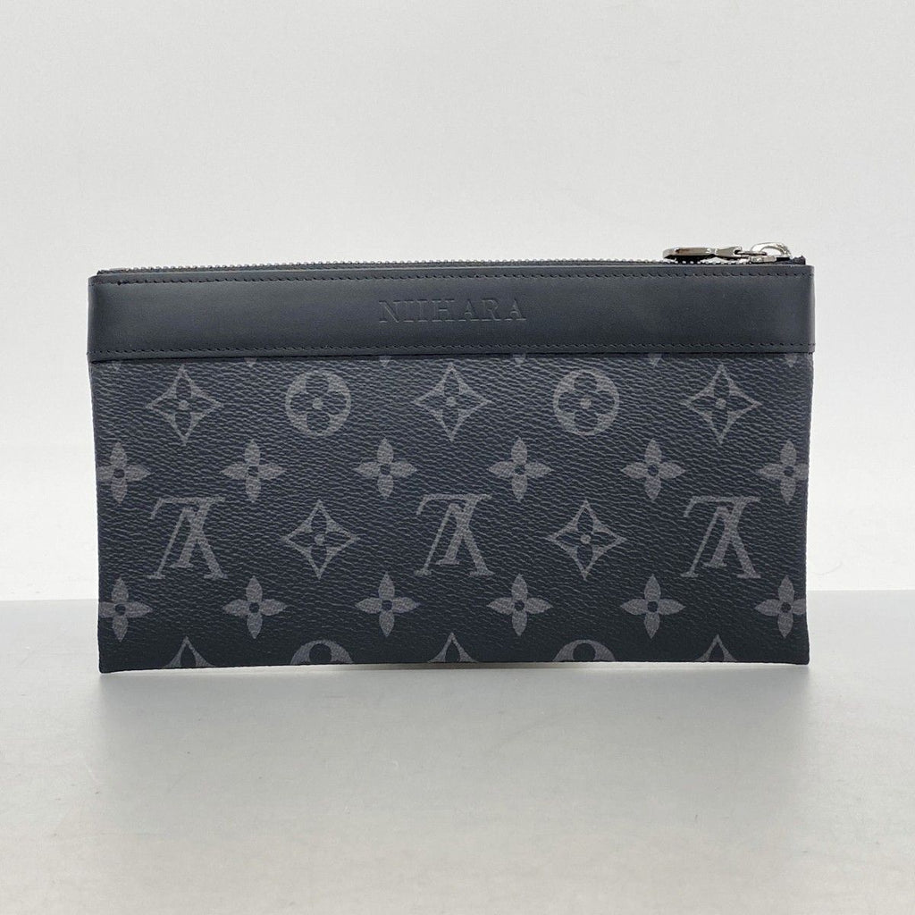 Louis Vuitton Pouch Monogram Eclipse Pochette Discovery PM Black — view 9