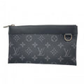 Louis Vuitton Pouch Monogram Eclipse Pochette Discovery PM Black