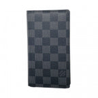 Louis Vuitton Notebook Cover Damier Graphite Agenda Posh Black