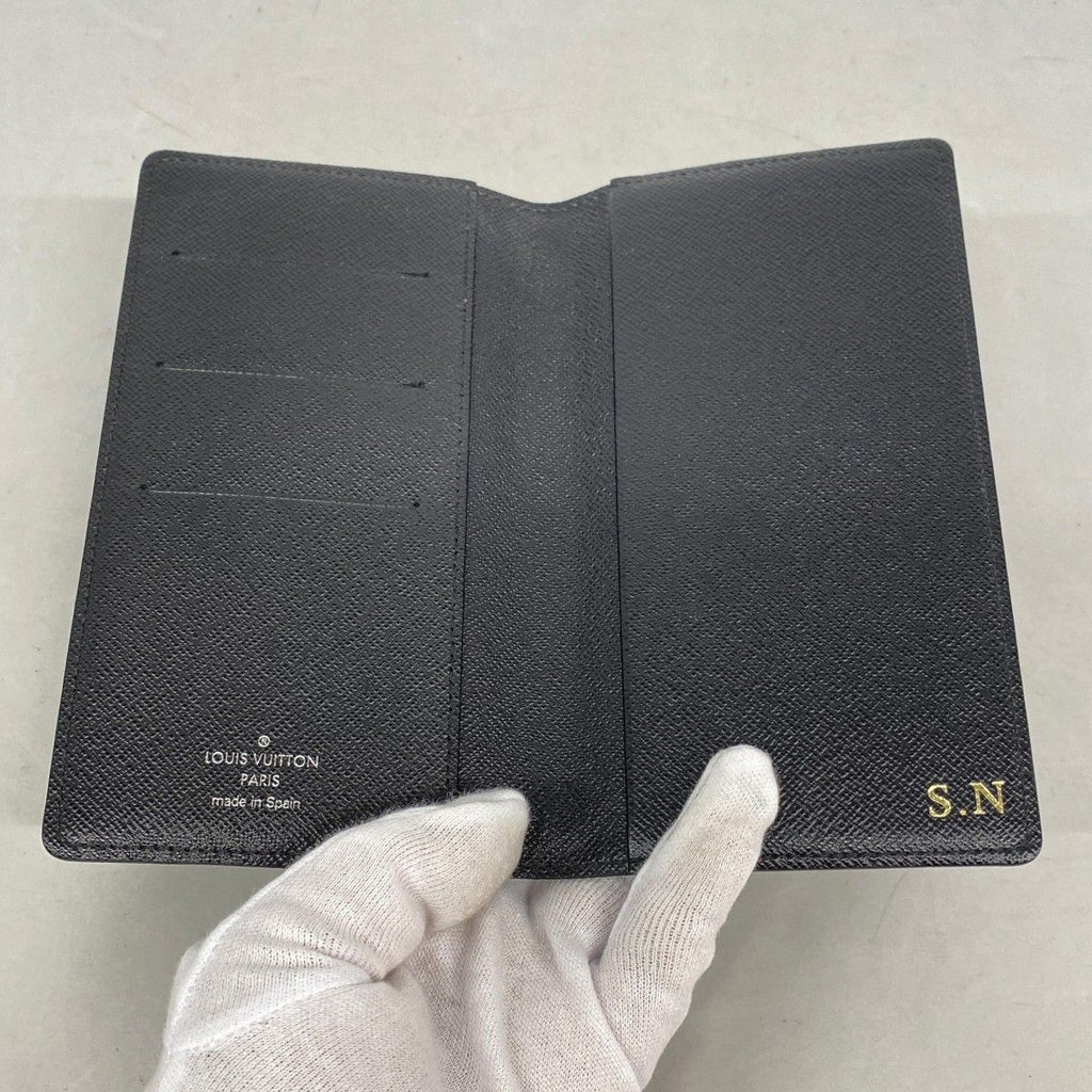 Louis Vuitton Notebook Cover Damier Graphite Agenda Posh Black — view 3