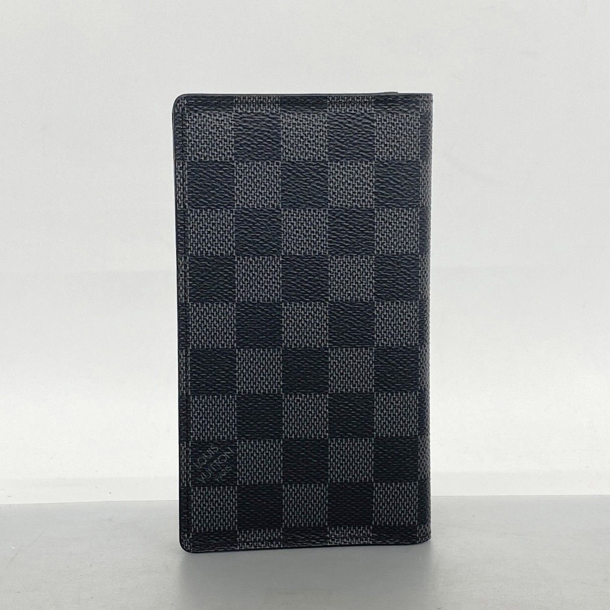 Louis Vuitton Notebook Cover Damier Graphite Agenda Posh Black — view 8