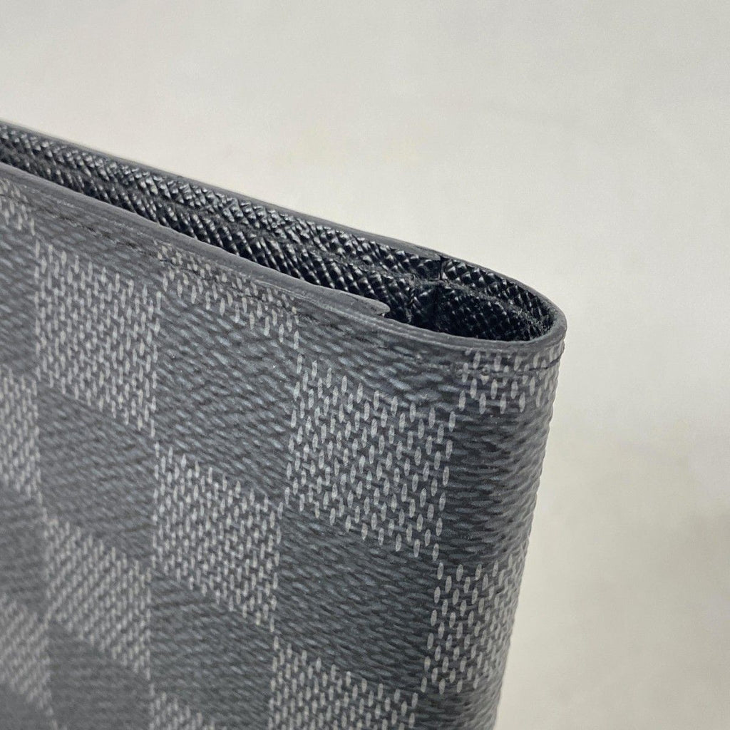 Louis Vuitton Notebook Cover Damier Graphite Agenda Posh Black — view 6