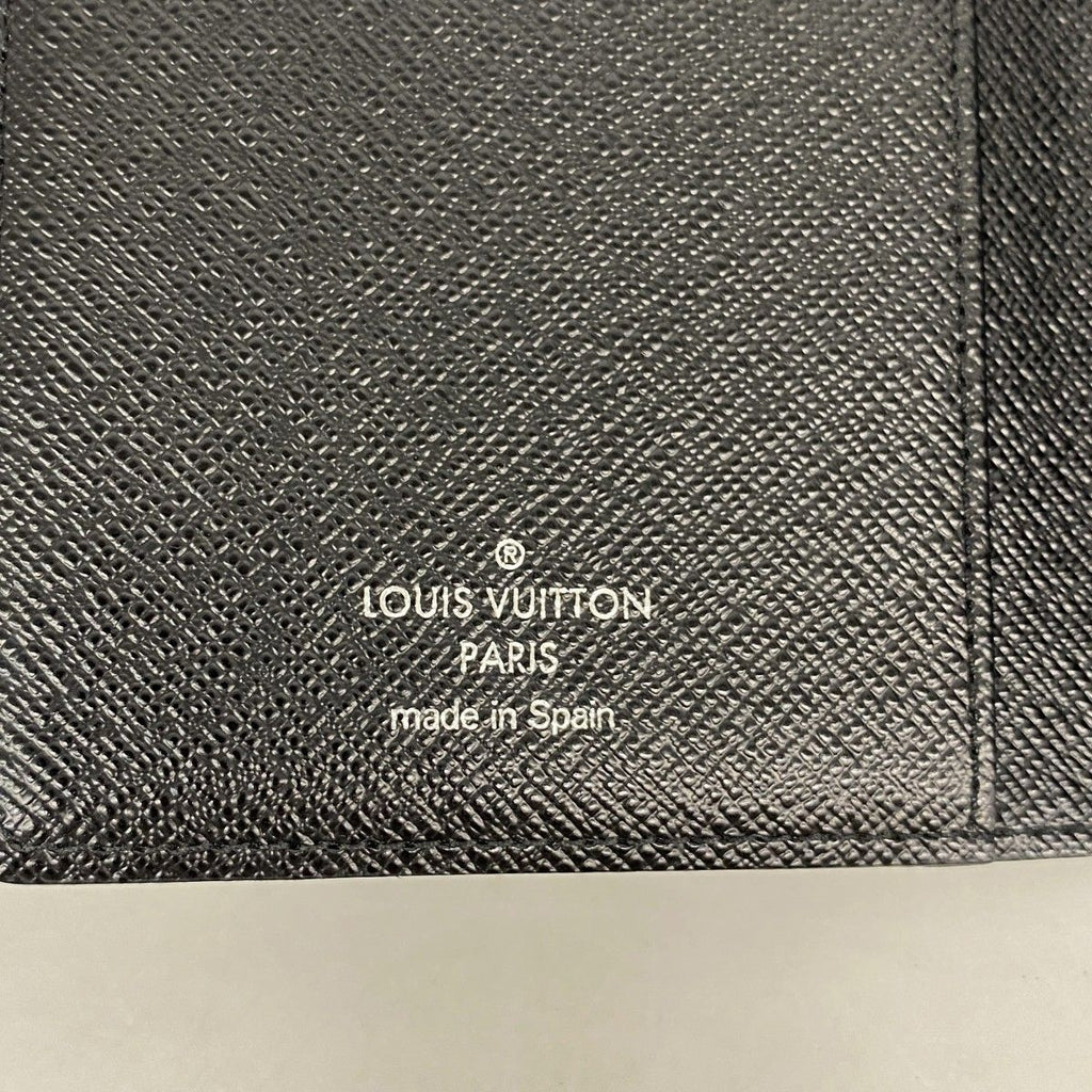 Louis Vuitton Notebook Cover Damier Graphite Agenda Posh Black — view 4