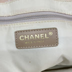 Chanel Tote New Travel Nylon Beige Gold — view 5