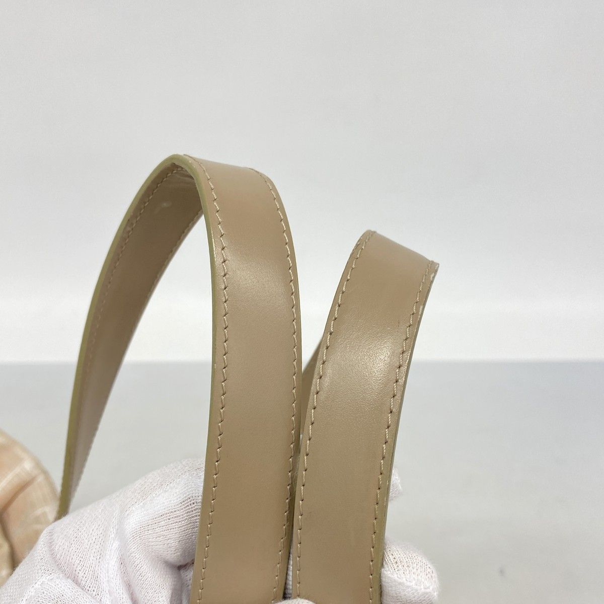 Chanel Tote New Travel Nylon Beige Gold — view 9