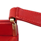 Chanel Shoulder Bag Stitch 2.55 Lambskin Red Champagne Gold — view 7