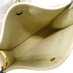 Hermes Shoulder Bag Evelyne TPM Taurillon Clemence Cream Gold — view 4