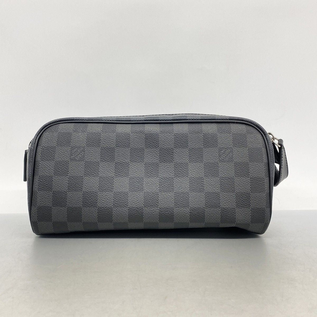Louis Vuitton Pouch Damier Graphite Dopp Kit Black Gray — view 9