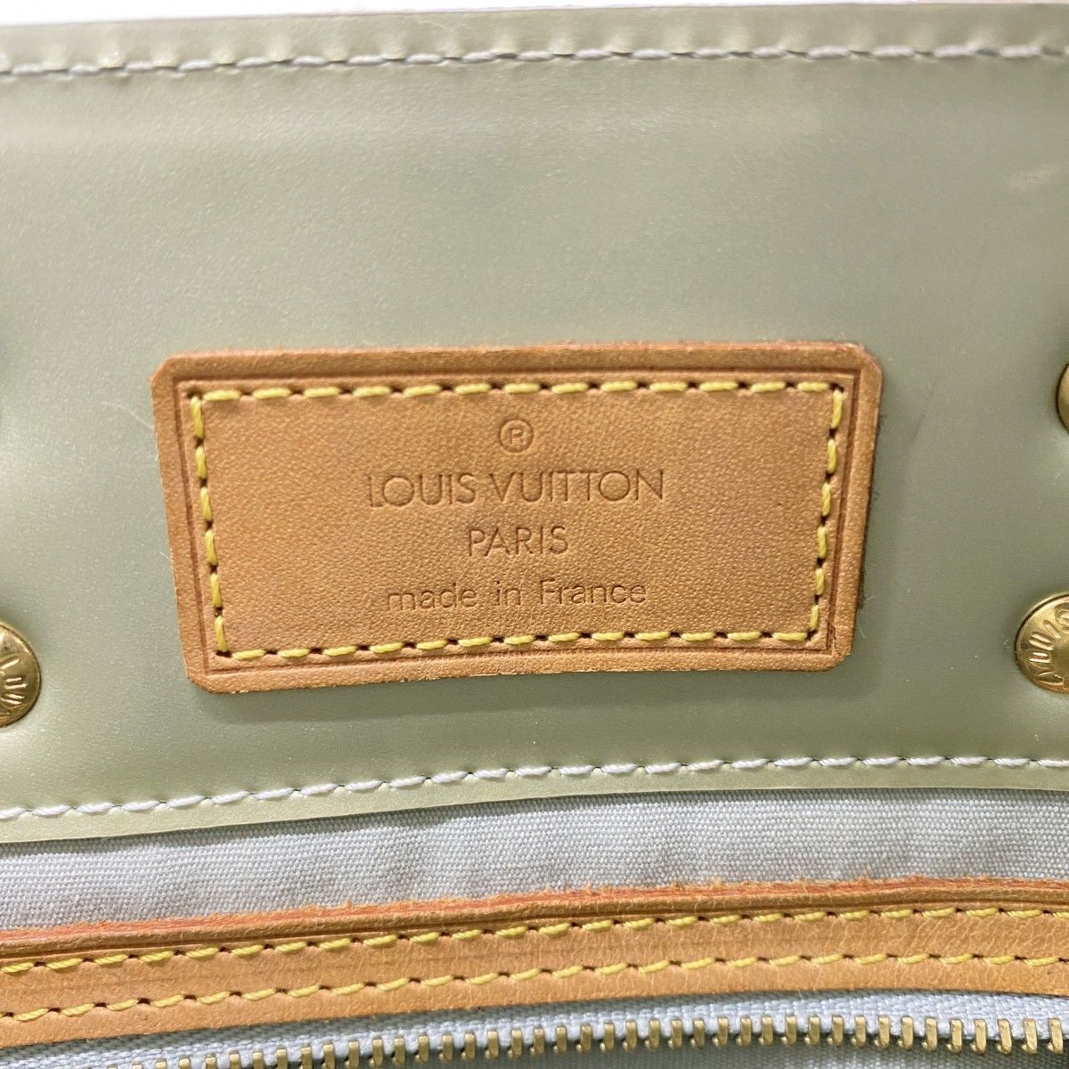 Louis Vuitton Handbag Vernis Reed PM Gray — view 5