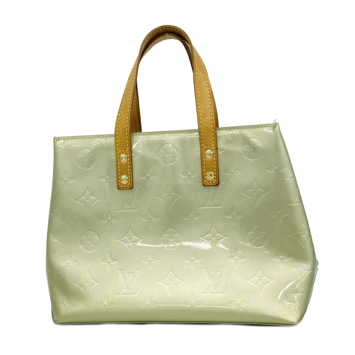 Louis Vuitton Handbag Vernis Reed PM Gray