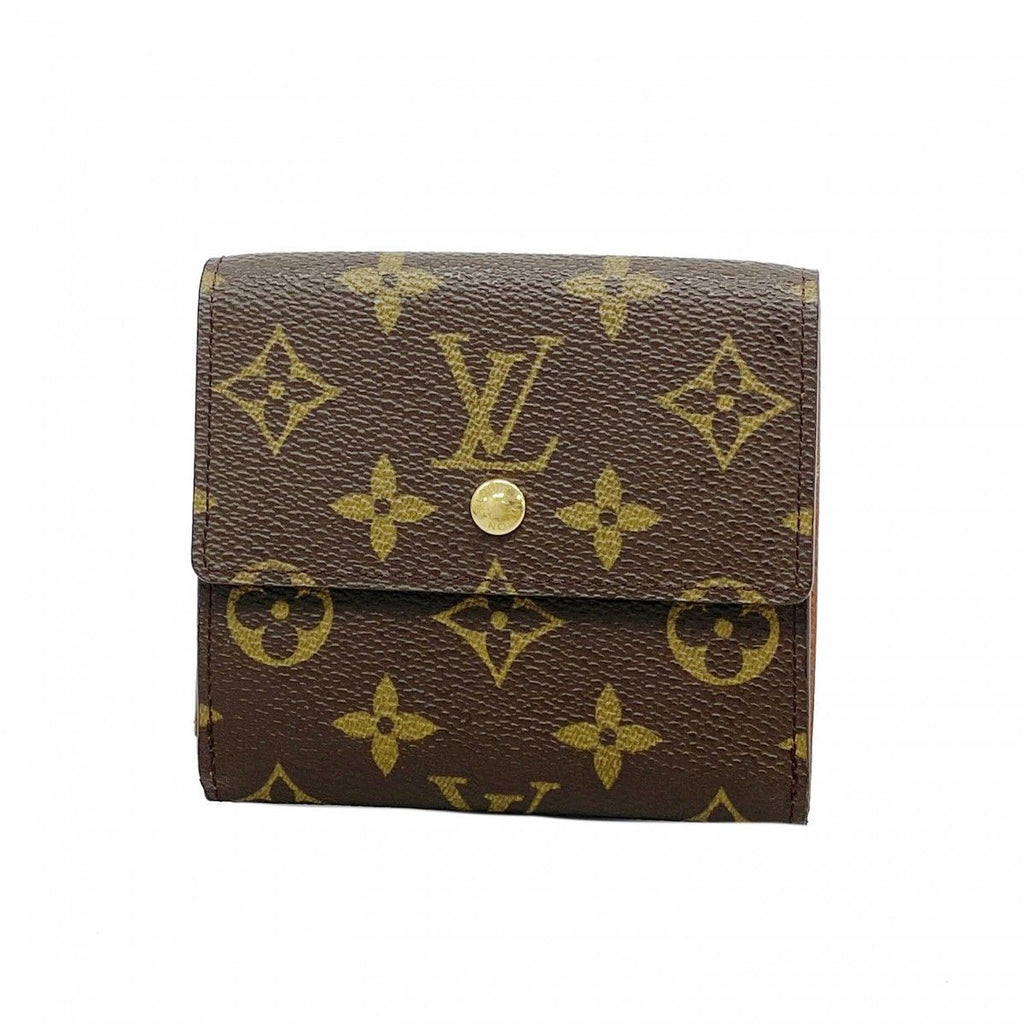 Louis Vuitton Trifold Wallet Monogram Porte-Monnaie Billets Cult Cles Brown