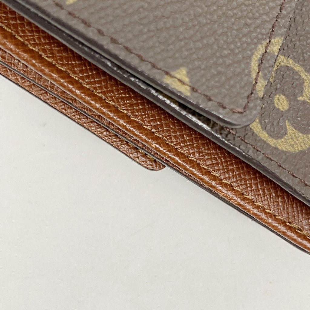 Louis Vuitton Trifold Wallet Monogram Porte-Monnaie Billets Cult Cles Brown — view 8