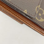 Louis Vuitton Trifold Wallet Monogram Porte-Monnaie Billets Cult Cles Brown — view 8