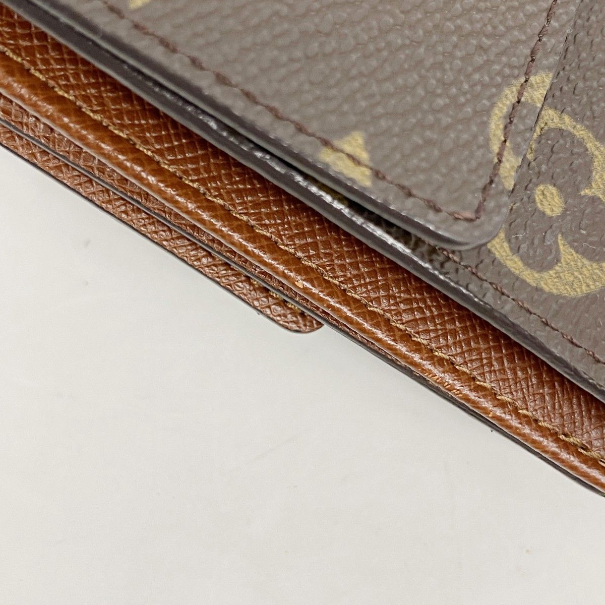 Louis Vuitton Trifold Wallet Monogram Porte-Monnaie Billets Cult Cles Brown — view 8